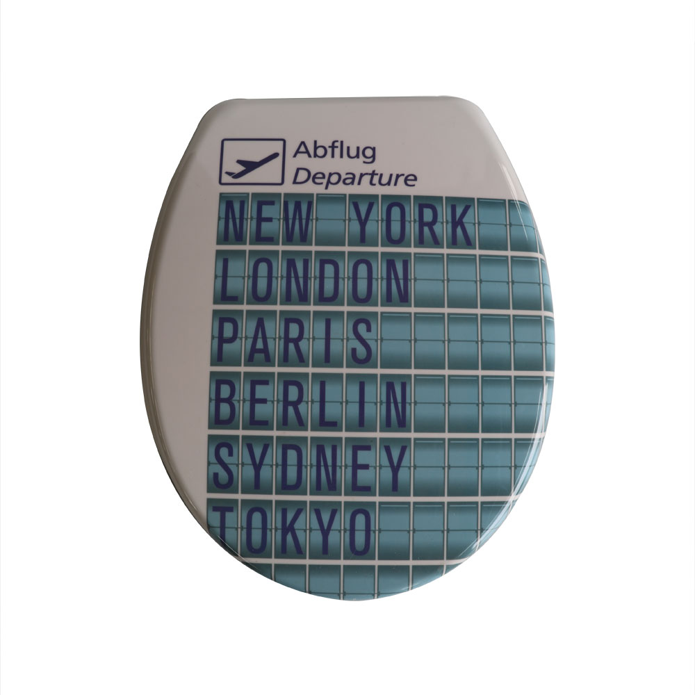 UF स्लो ड्रॉप टॉयलेट सीट